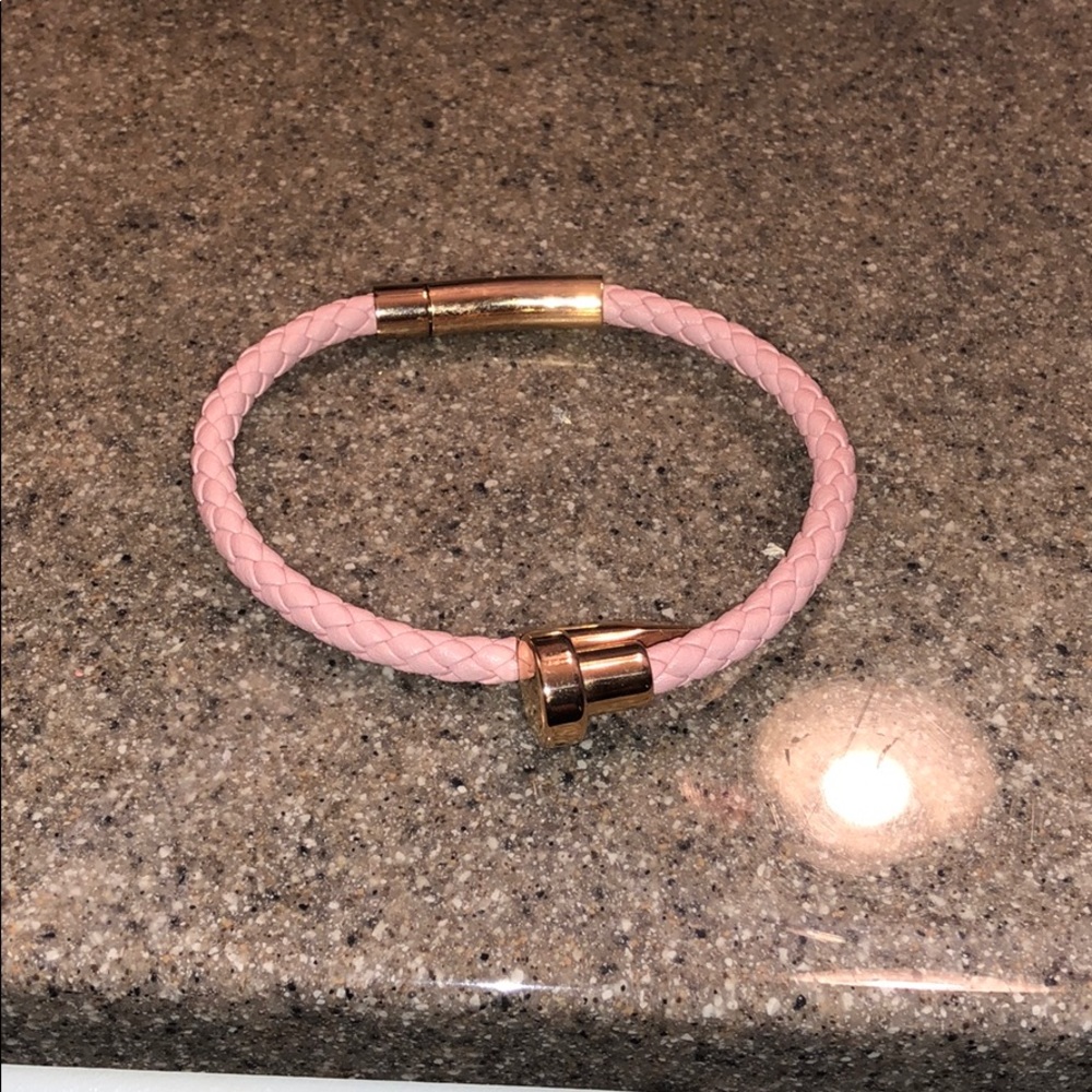 Elevated faith nail bracelet